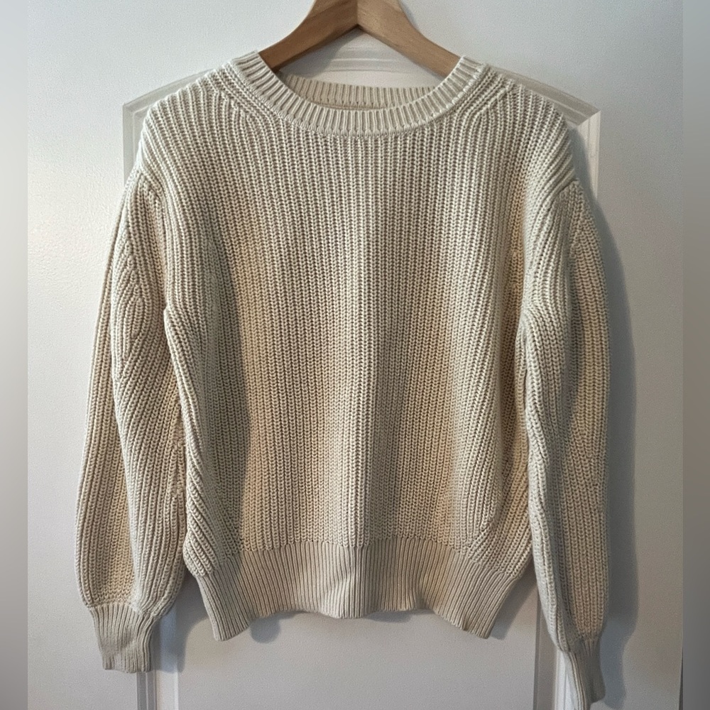 Knit crew sweater
